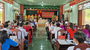 Kỳ họp lần thứ nhất HĐND xã Vĩnh Quang khóa XIII