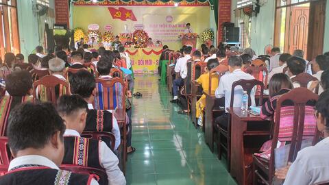 Hình ảnh Đại hội đại biểu UBMTTQ Việt Nam xã lần thứ I, nhiệm kỳ 2025-2030