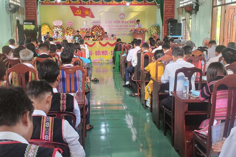 Hình ảnh Đại hội đại biểu UBMTTQ Việt Nam xã lần thứ I, nhiệm kỳ 2025-2030